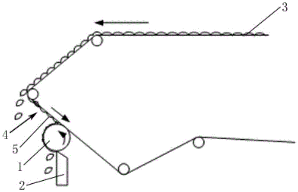 Vacuum belt dehydrator and its combined filter cloth scraper