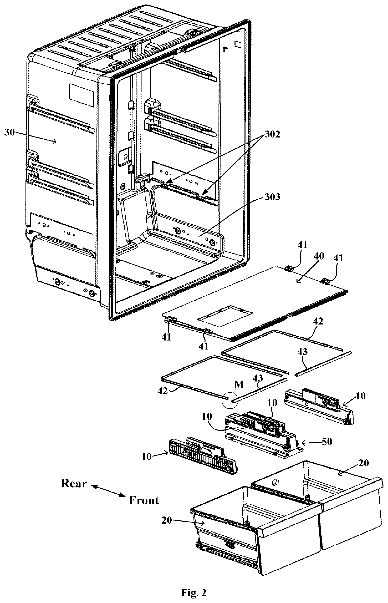 Refrigerator and drawer assembly thereof
