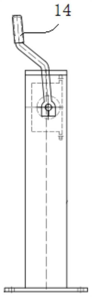 Crane cart walking emergency safety braking device and method