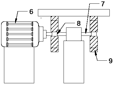 Front feeding device of bending machine