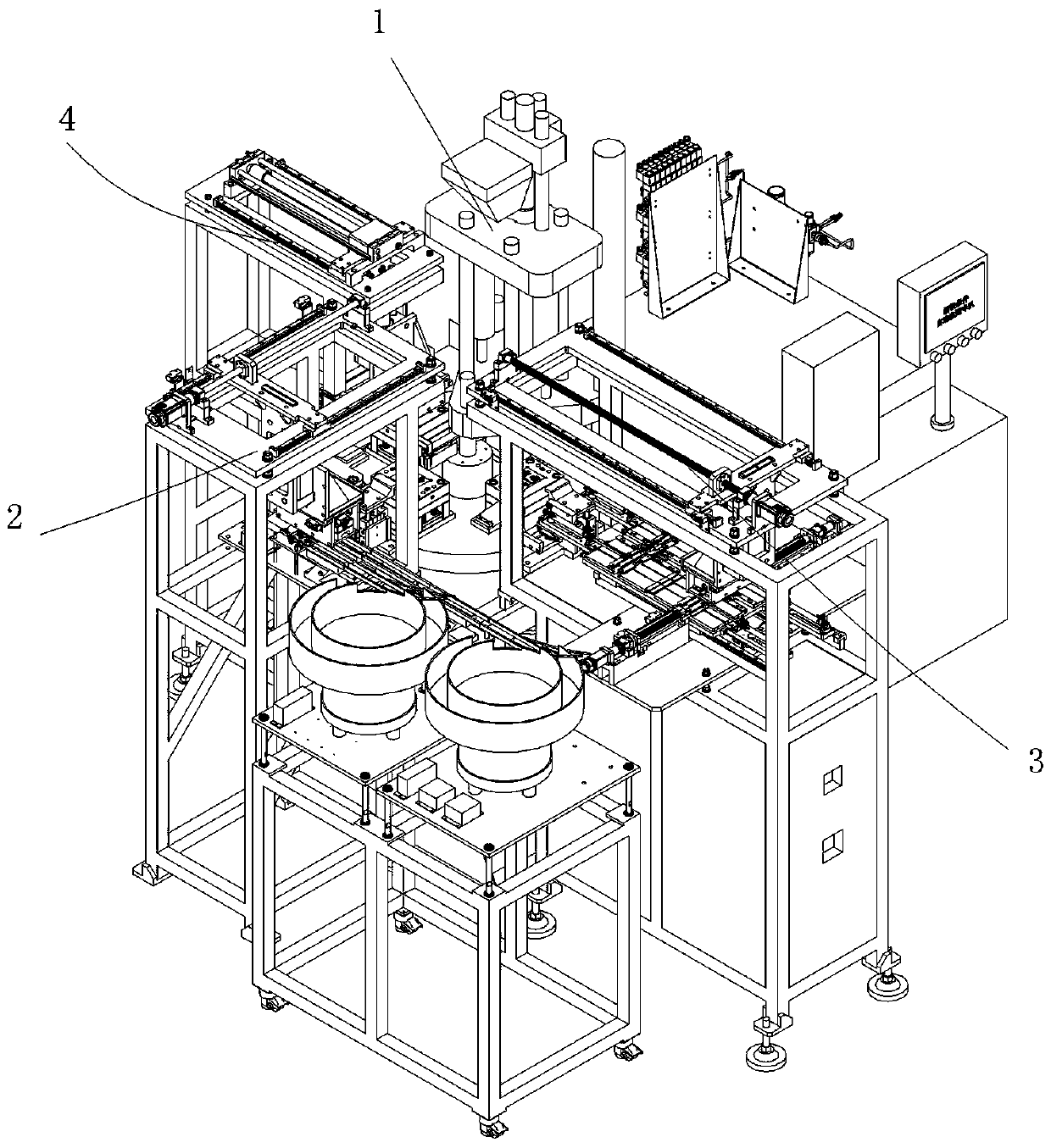 Full-automatic insert injection molding machine