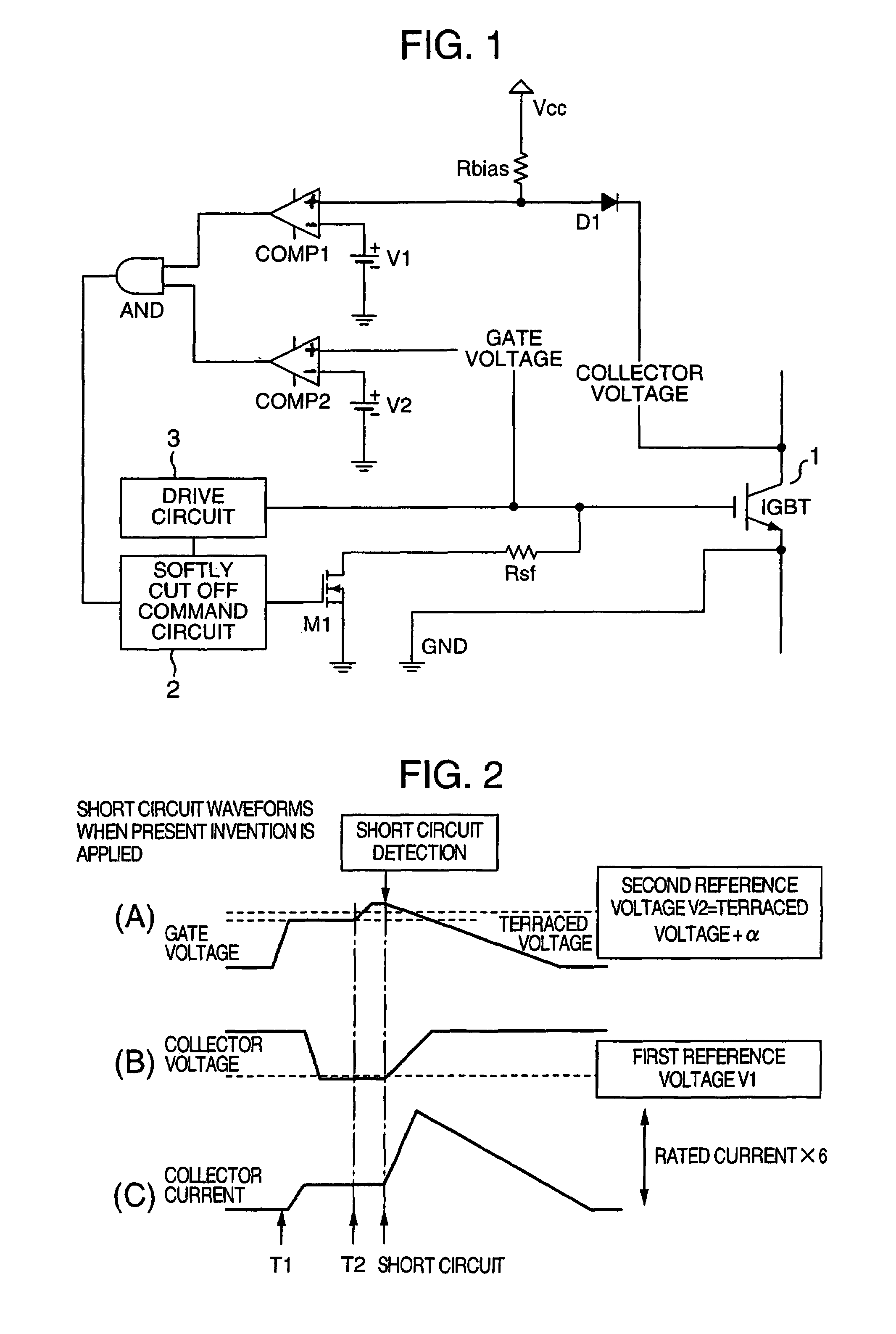 Protection circuit for power management semiconductor devices and power converter having the protection circuit