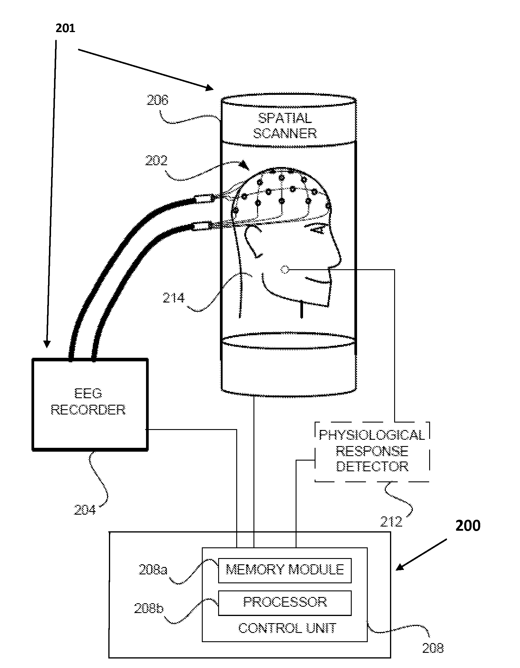 Method and system for use in monitoring neural activity in a subject's brain