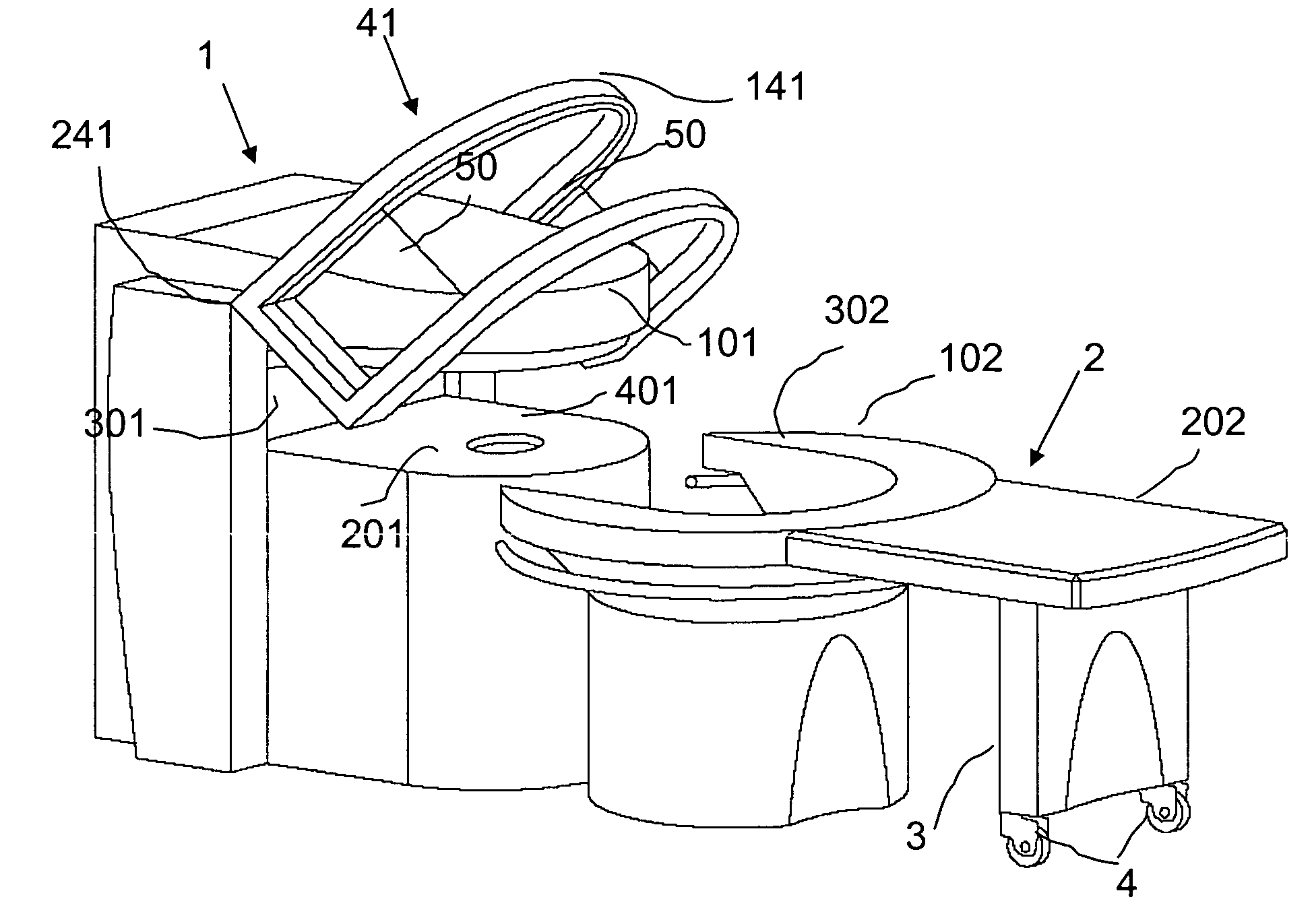 Nuclear magnetic resonance imaging device