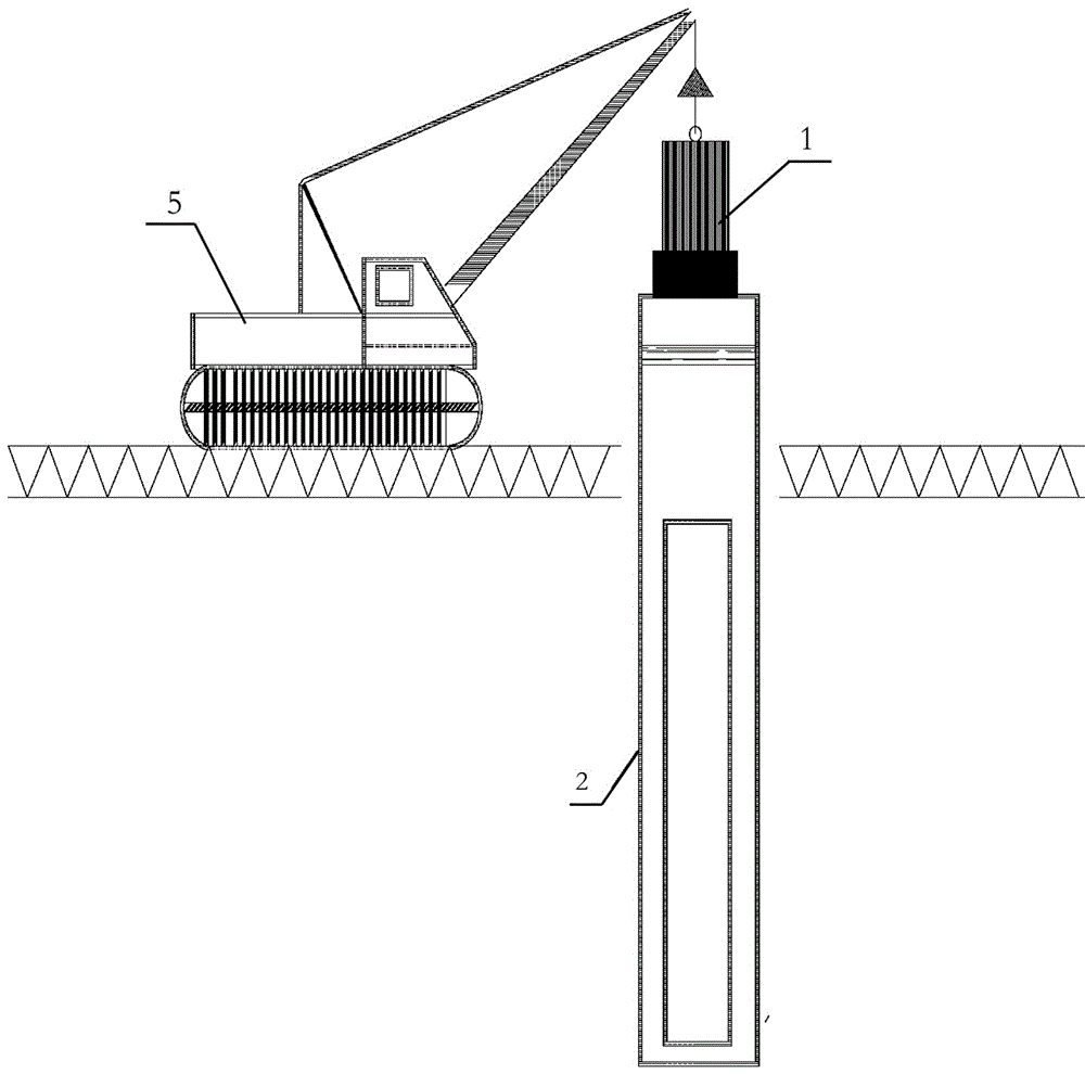 A method of pulling pile construction