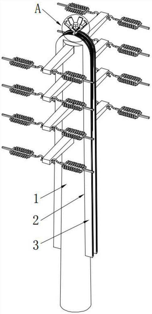 Municipal power grid point type land-air monitoring bird repelling system