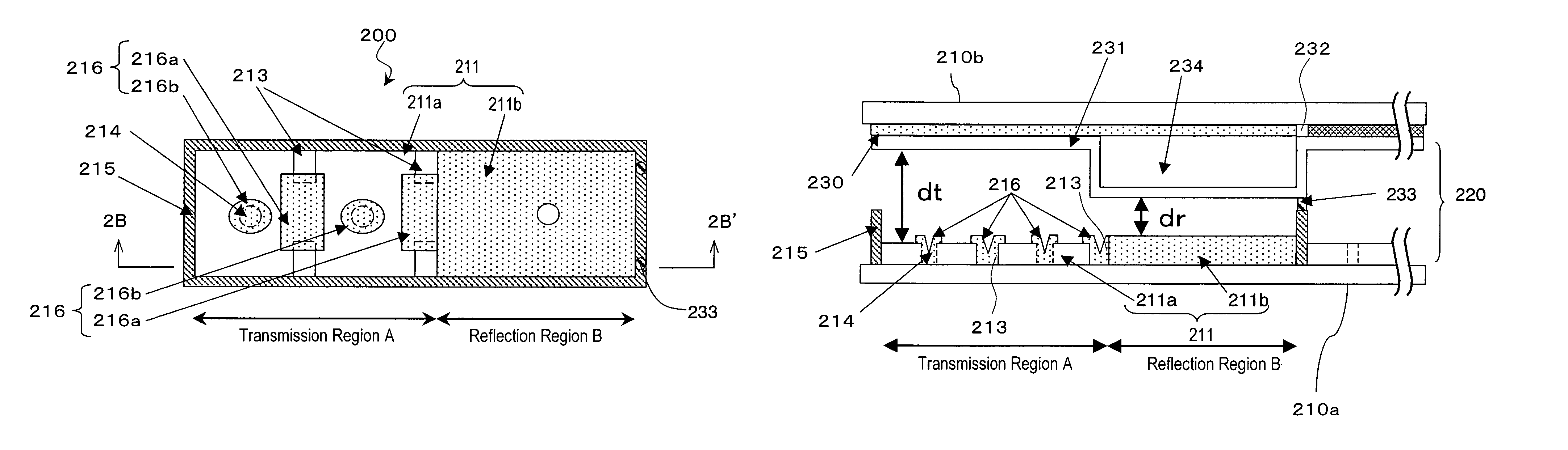 Liquid crystal display device comprising a shading conductive layer formed at least near an opening or cut of an electrode