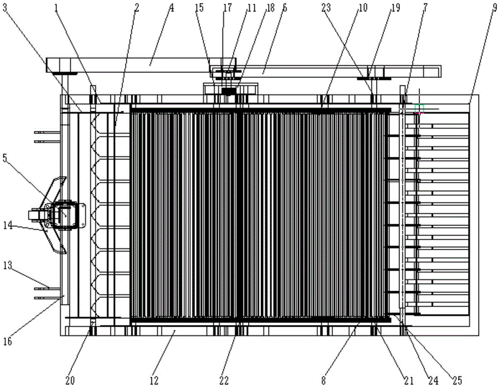 Potato multi-stage conveying separation excavator