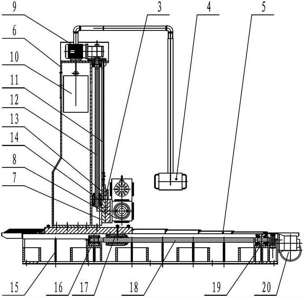 Face milling device