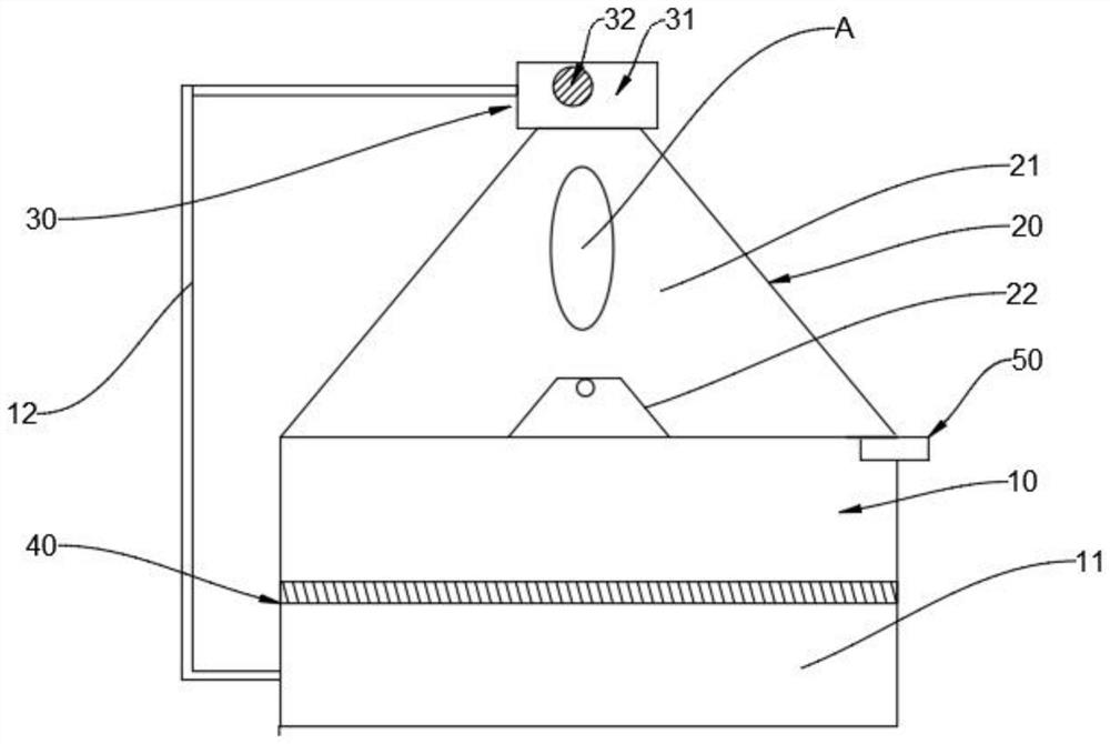 Anti-touch rice grain storage device