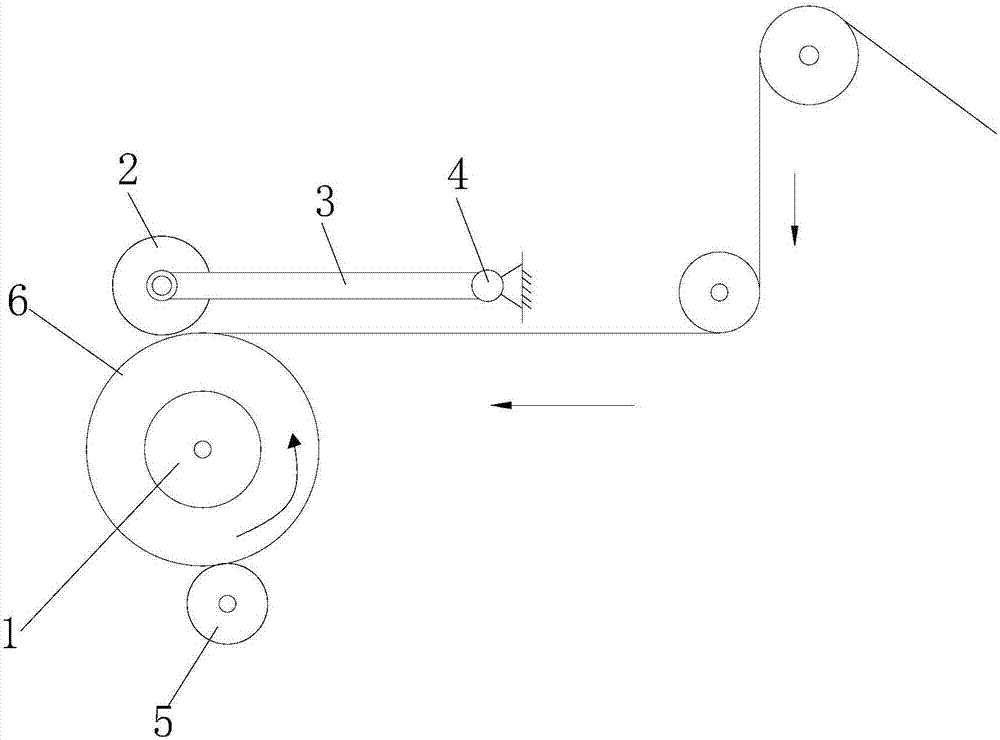 Compression roller mechanism for aluminum foil laminating machine