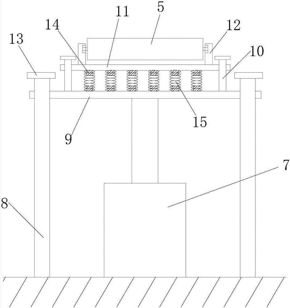 Compression roller mechanism for aluminum foil laminating machine