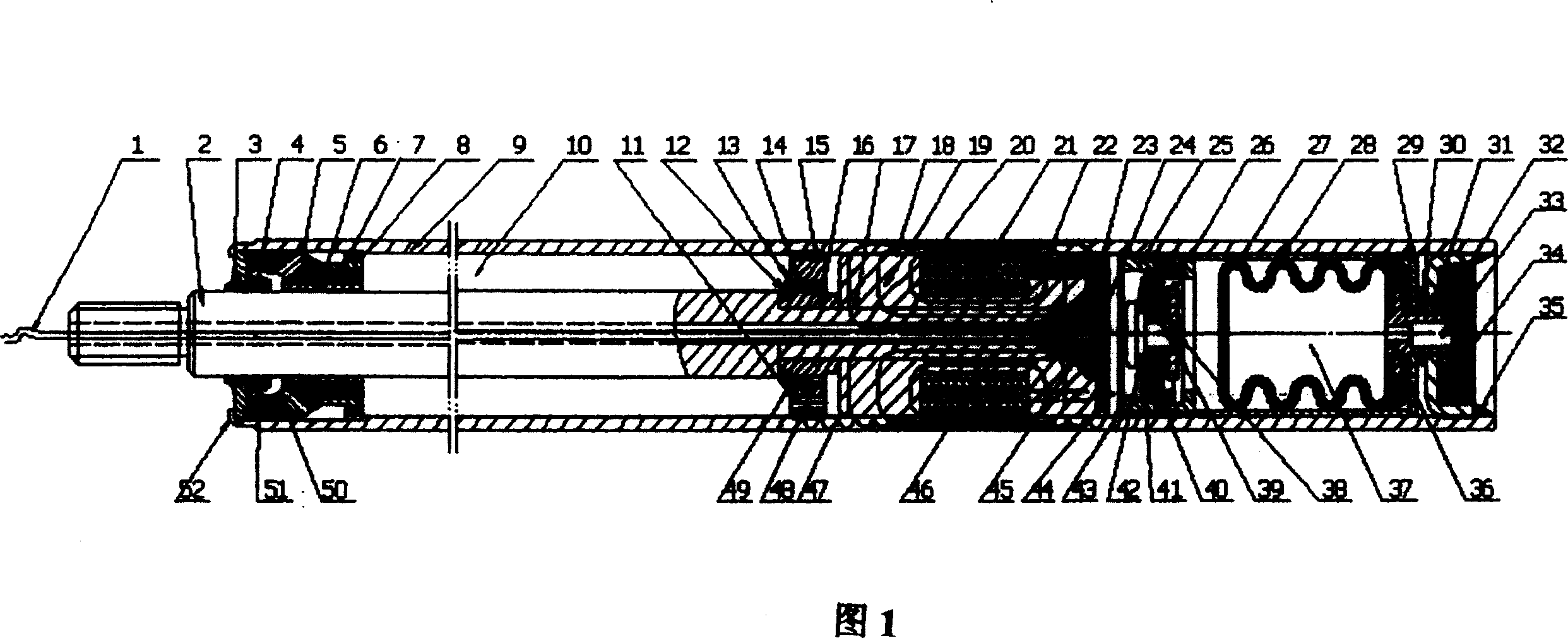 Magnetorheological suspensions damping device for automobile suspension system