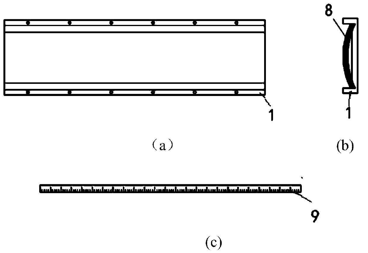 Device for assembling built-in rotor permanent magnets of permanent magnet motor with long iron core