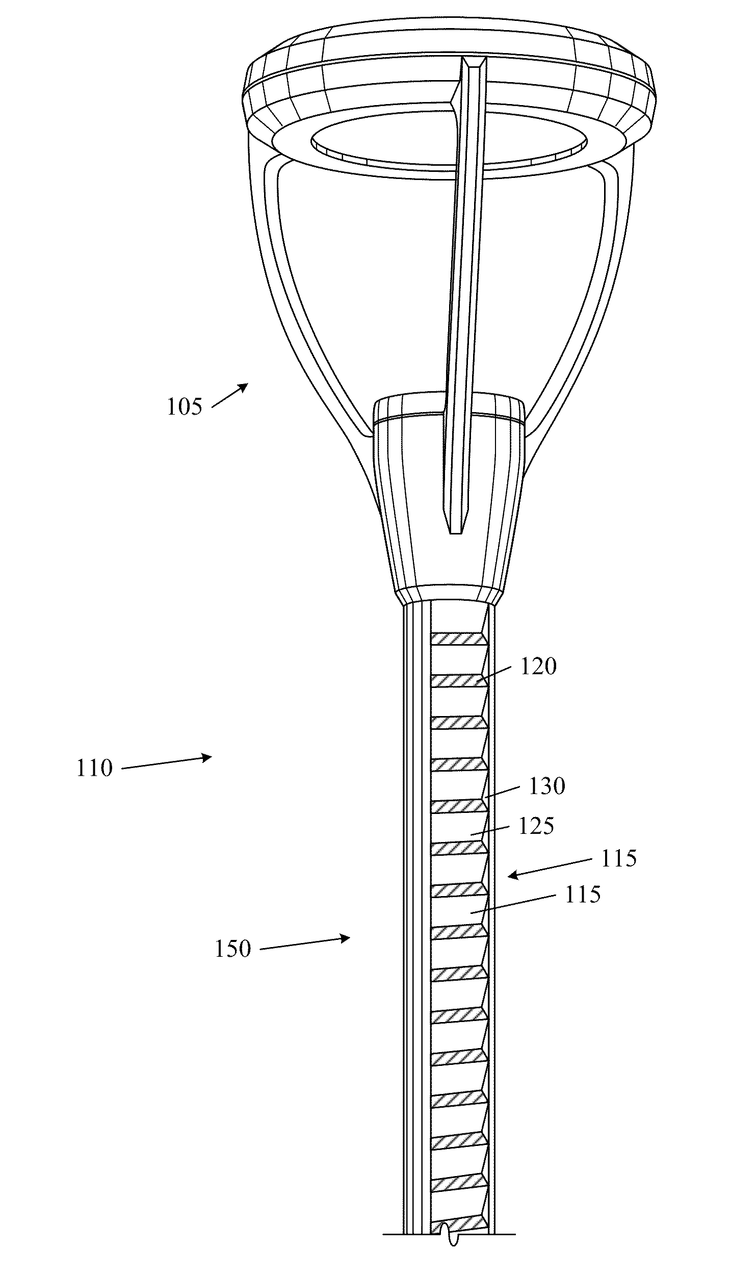 Pole with solar modules