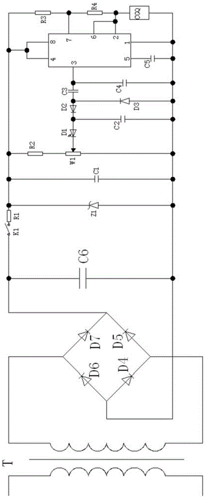 Humidity detecting system based on full-wave rectification design