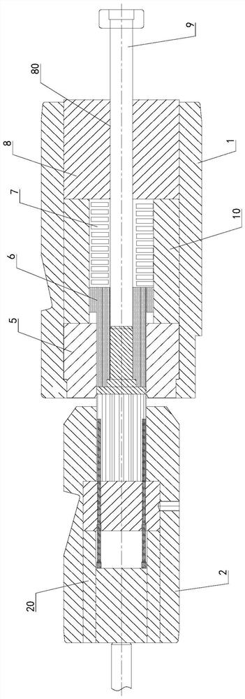 Cold heading die and cold heading forming process