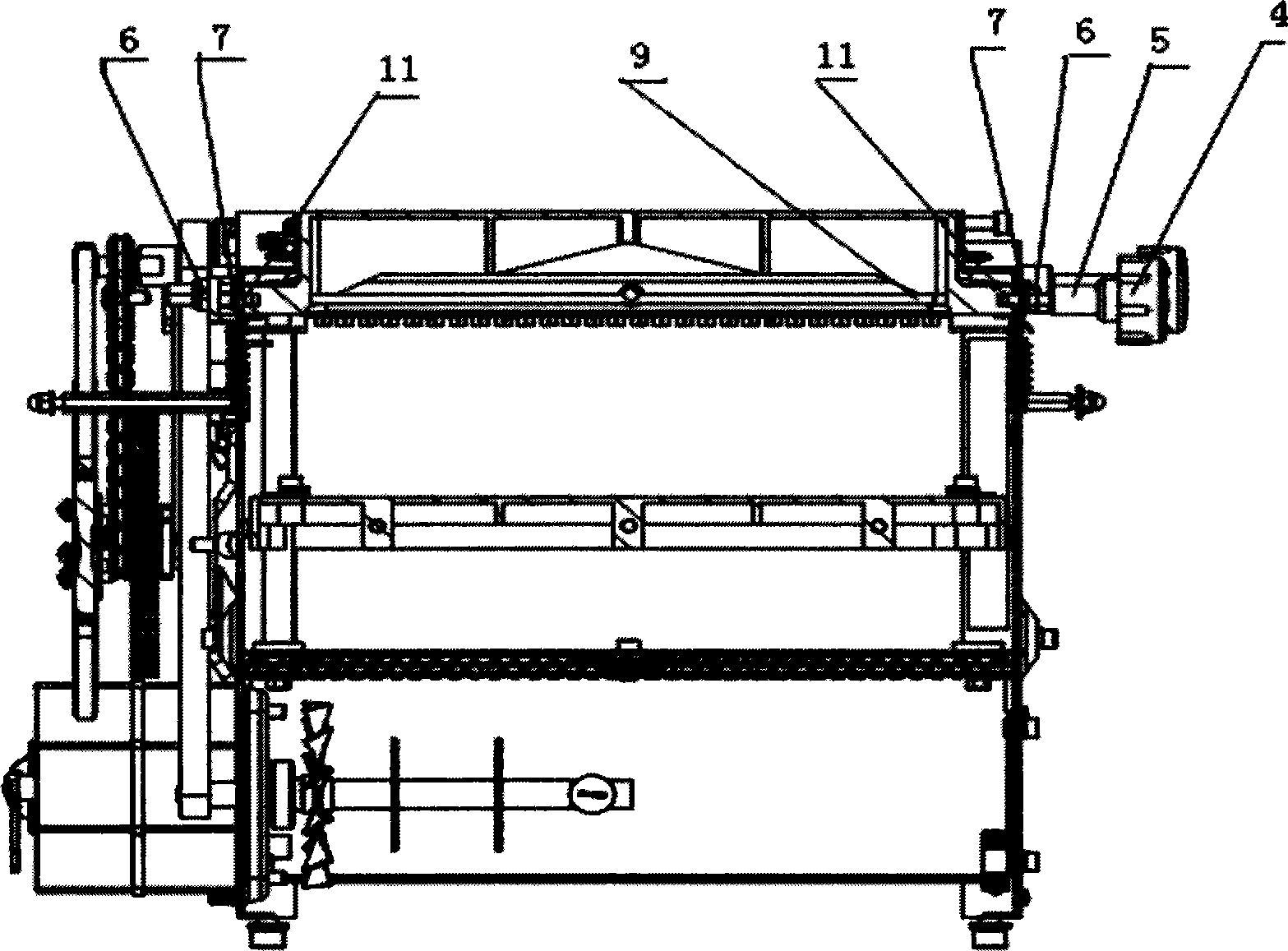 Dual-purpose flat compression planing machine for woodworking