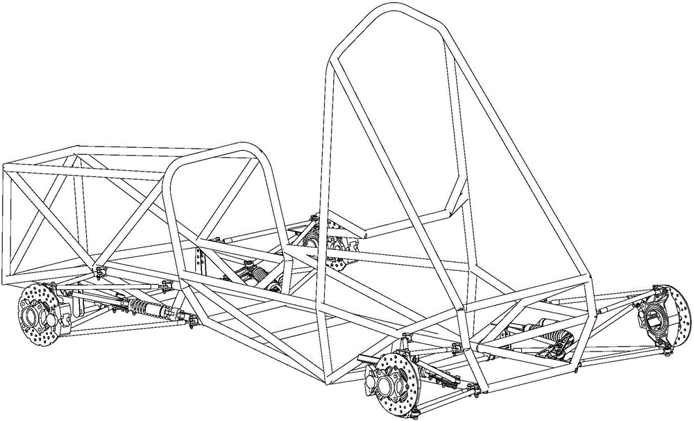 Suspension system of FSC racing car