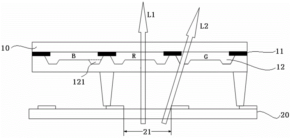 Colored film substrate, manufacturing method thereof and display device