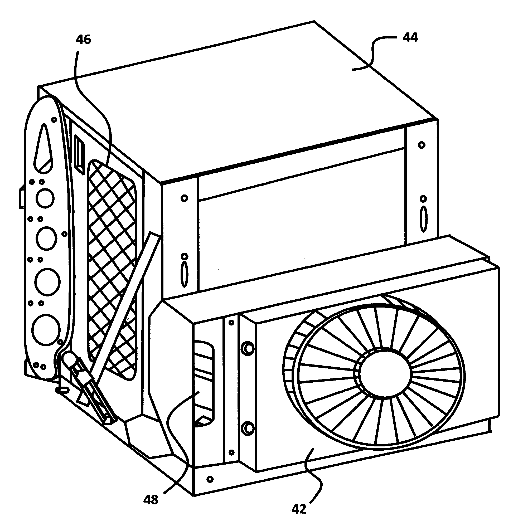 Diesel particulate filter system for auxiliary power units