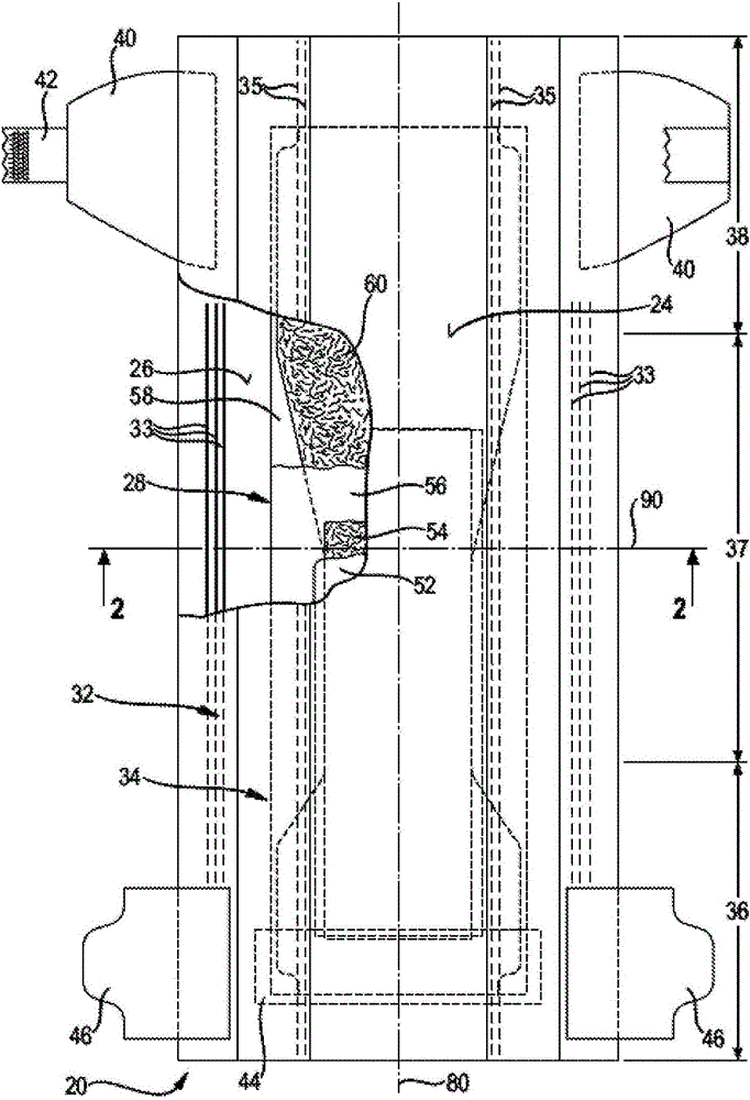 Absorbing articles comprising water absorbing resin and method for producing the same