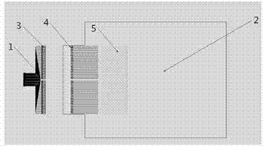 Welding structure at tail of touch control film