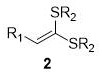 A kind of 3-alkoxy-1,1-dialkylthiopropene derivative and its synthesis method