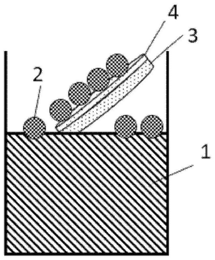 Mixed nanostructure substrate, preparation method and application thereof