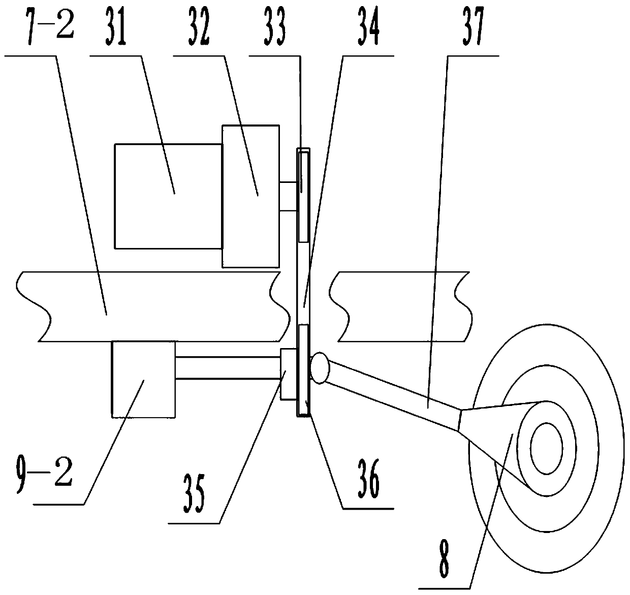 Railway T-beam special transport equipment