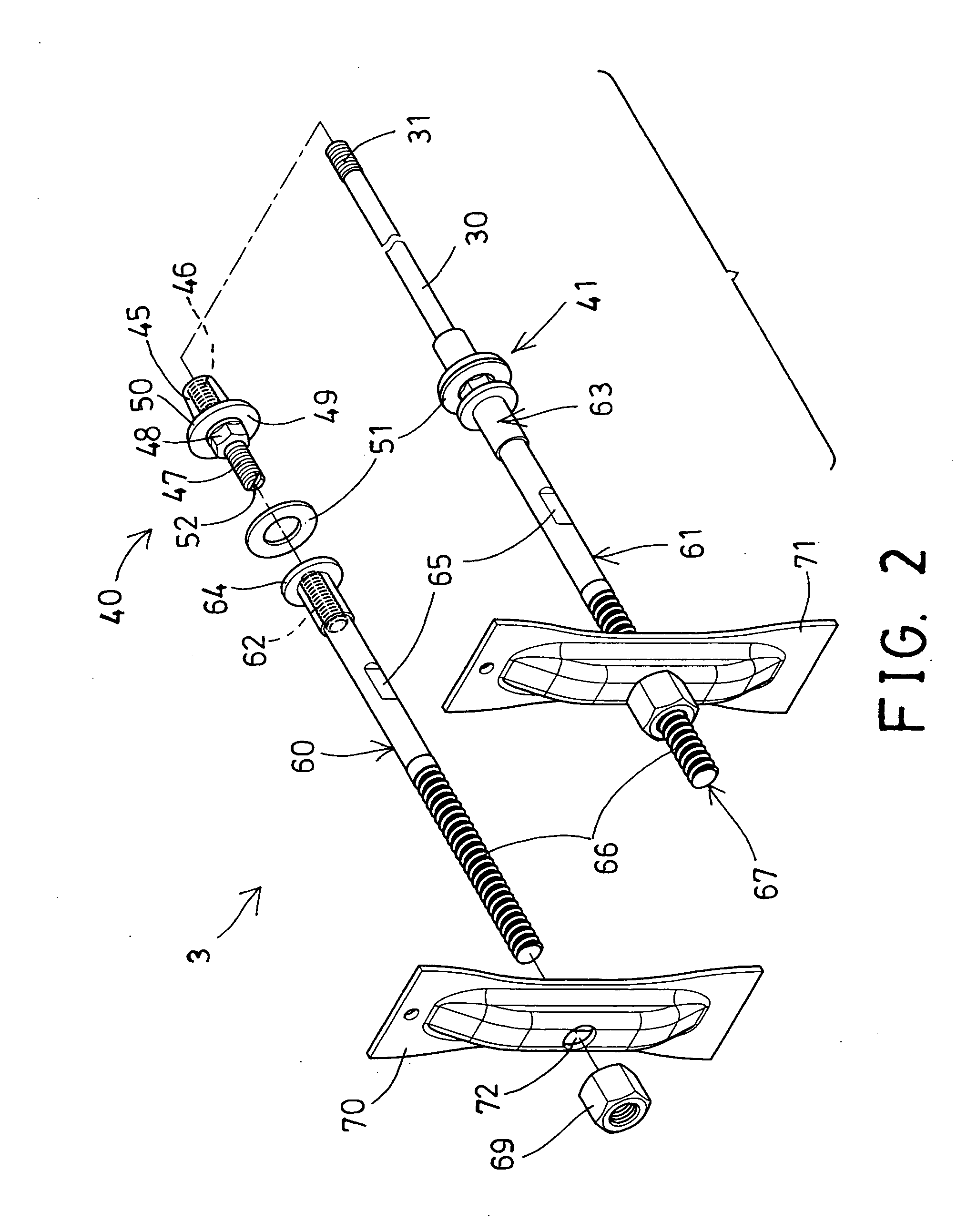 Fastener device for wall construction