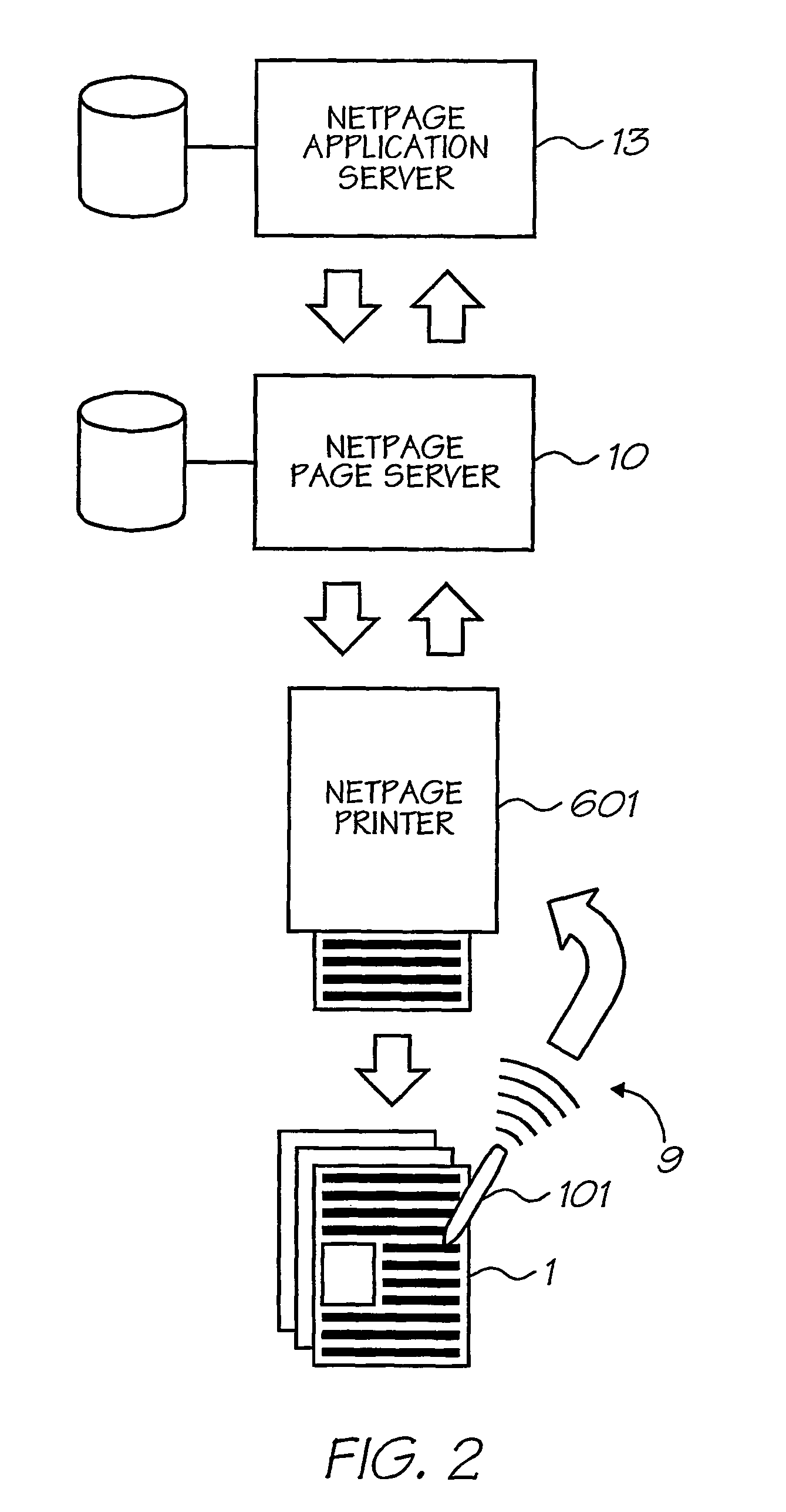 Printed page tag encoder