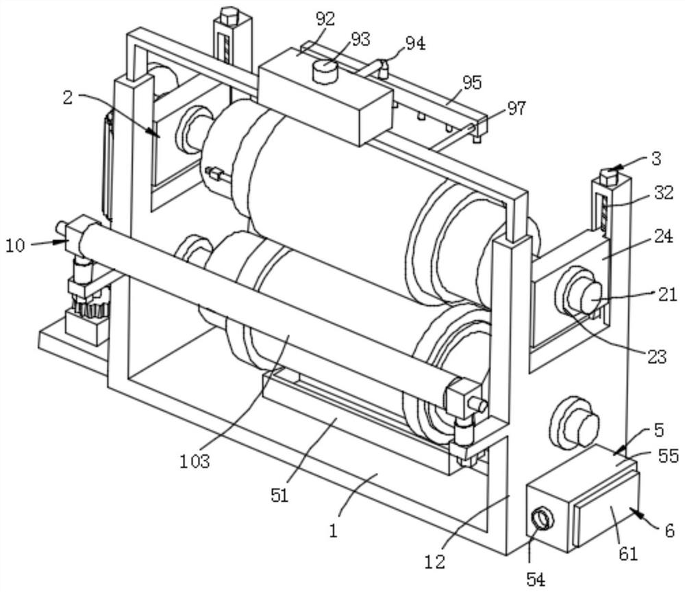 Non-woven fabric rolling mechanism of mask machine and rolling method