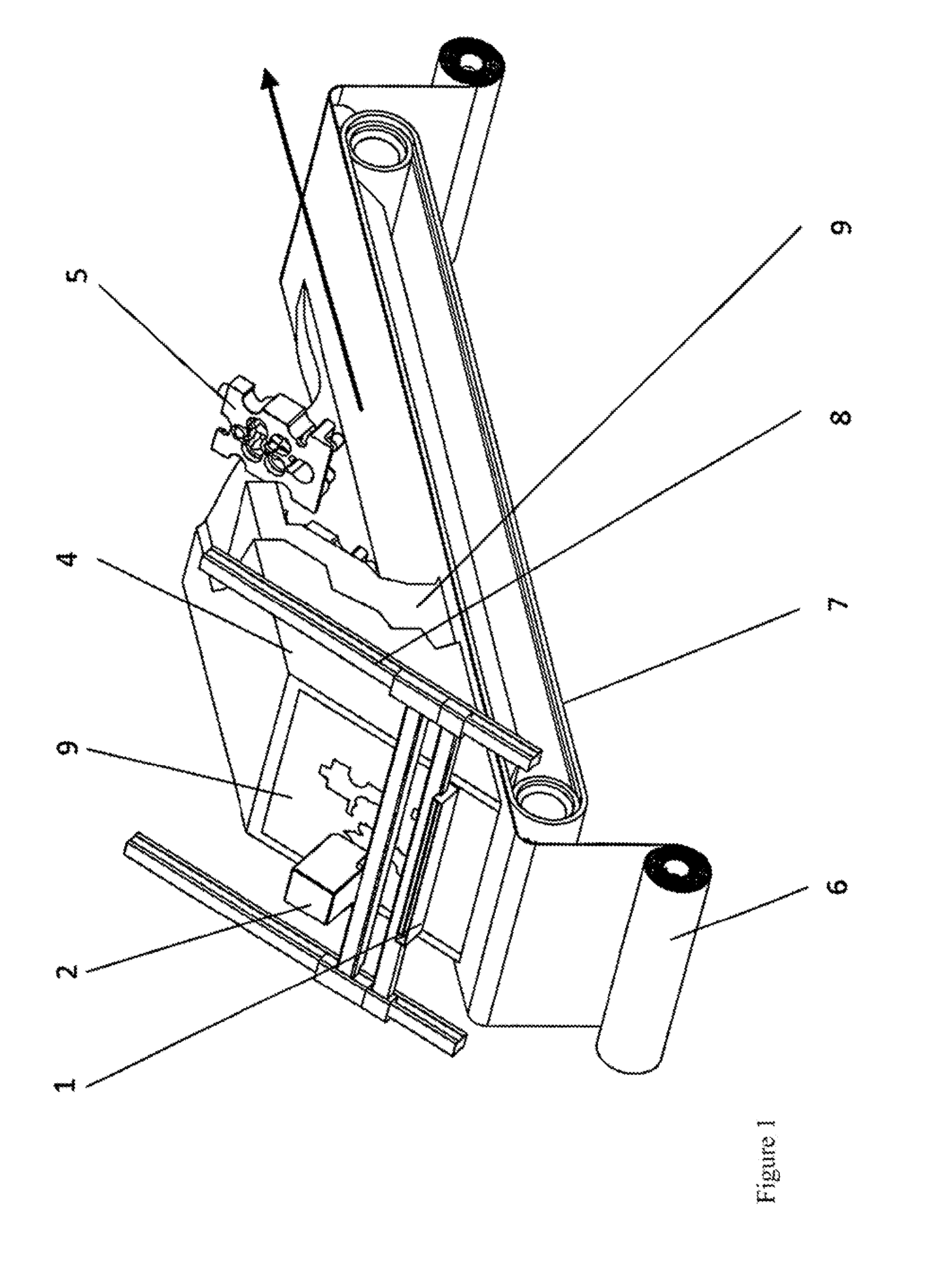 Device for producing three-dimensional models with special building platforms and drive systems