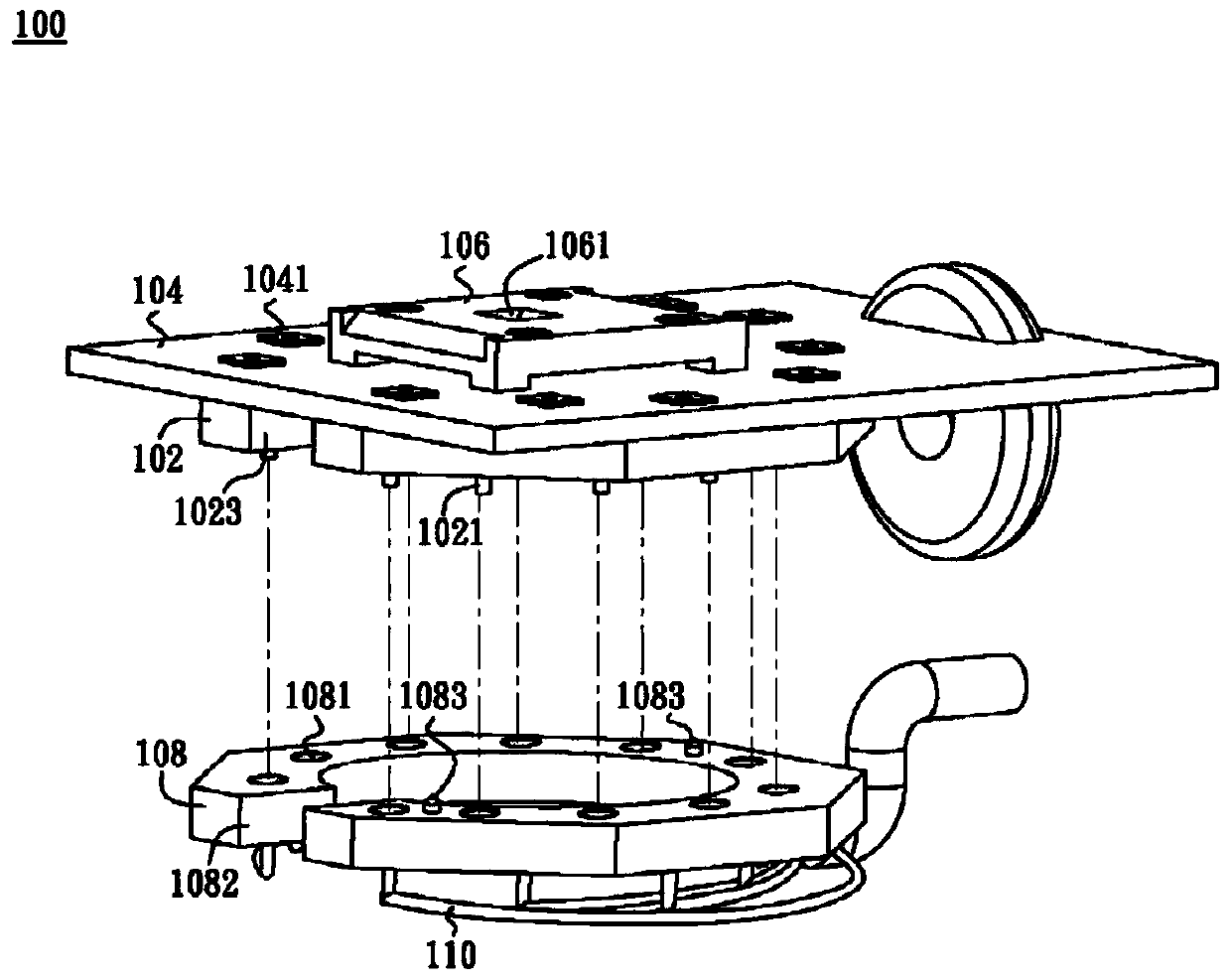 Quick release ic test socket for turret test device