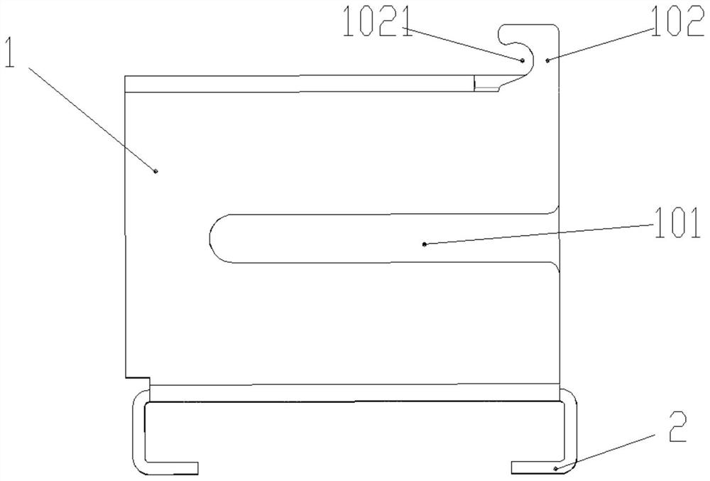 Carbon brush box of windshield wiper motor and windshield wiper motor assembly