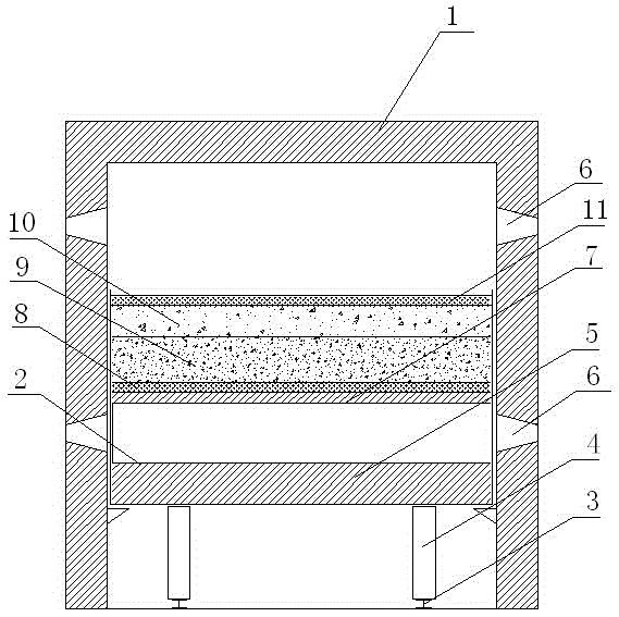 Combined direct reduction process of blast furnace gas ash and refractory low-grade iron ore in tunnel kiln