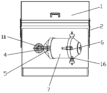 Transportable moisture limit test sample solid-liquid mixer