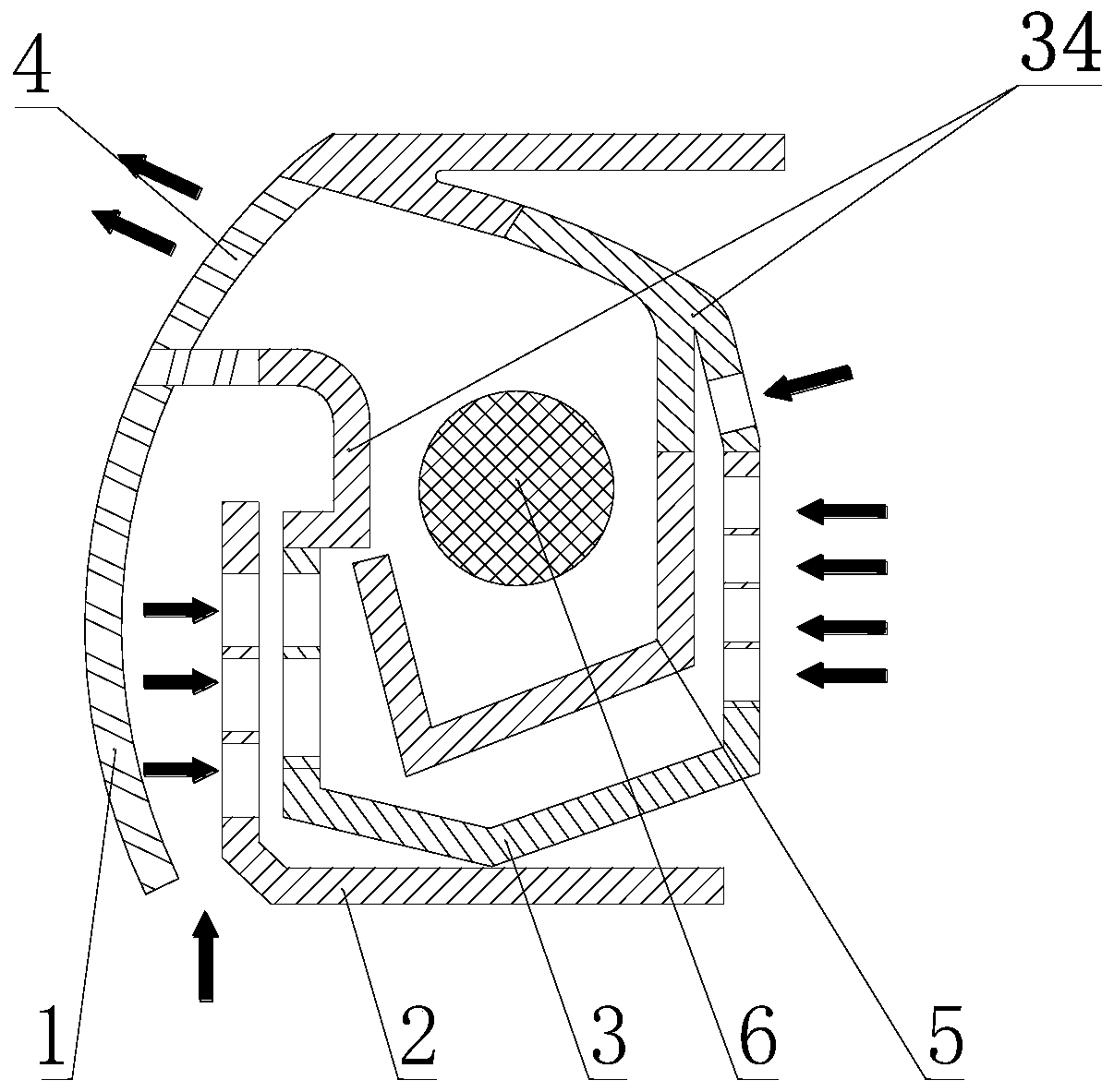 A split type air conditioner and air conditioner indoor unit