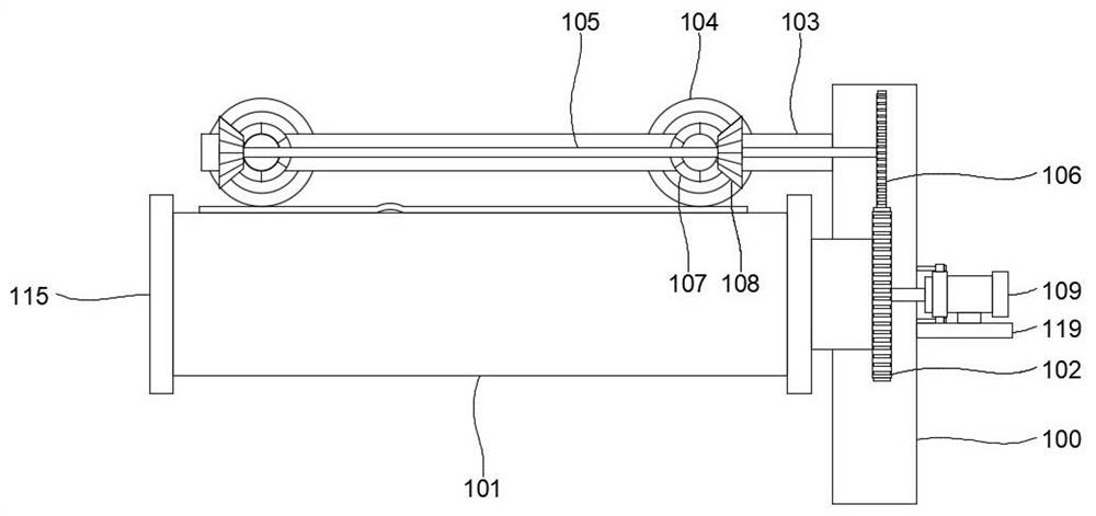 Leveling device for plastic film processing