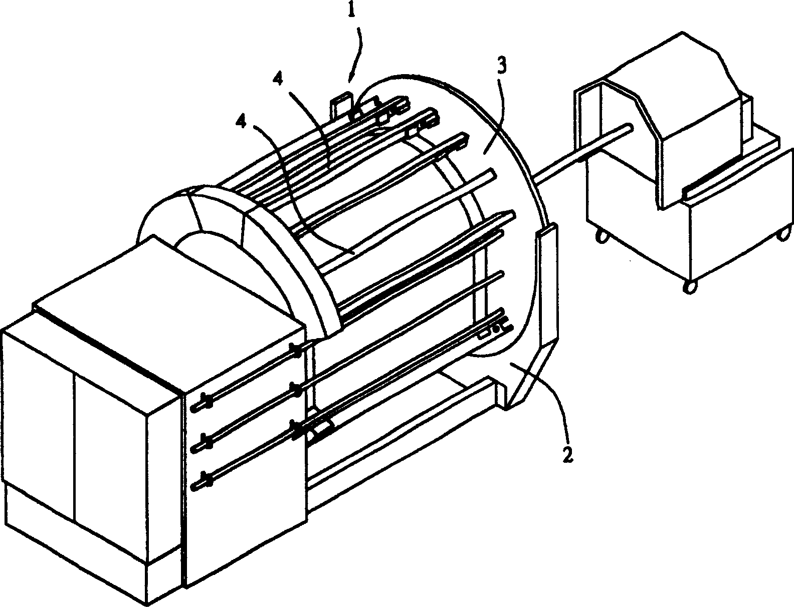 Automatic sample warping machine and its warping method