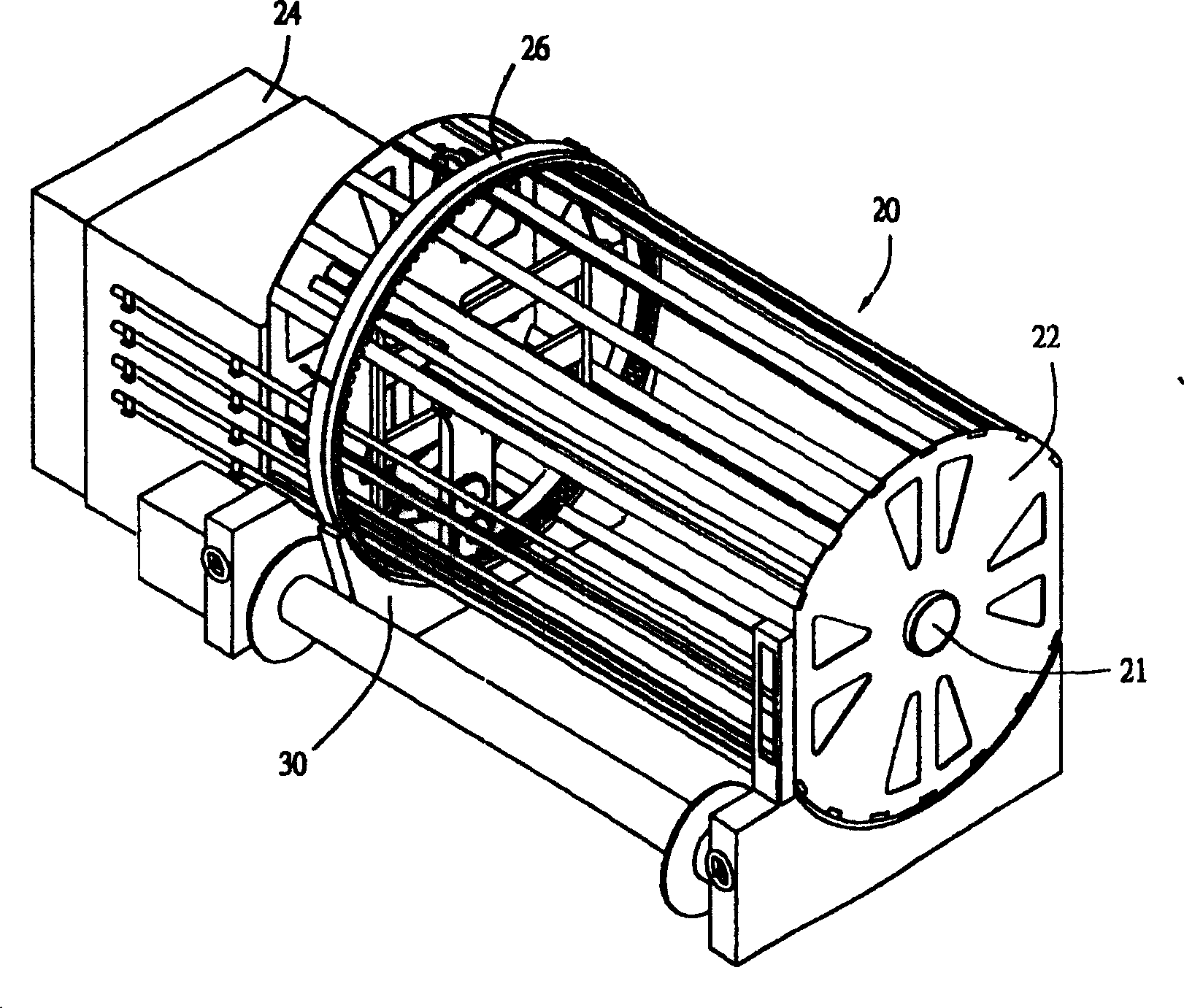 Automatic sample warping machine and its warping method