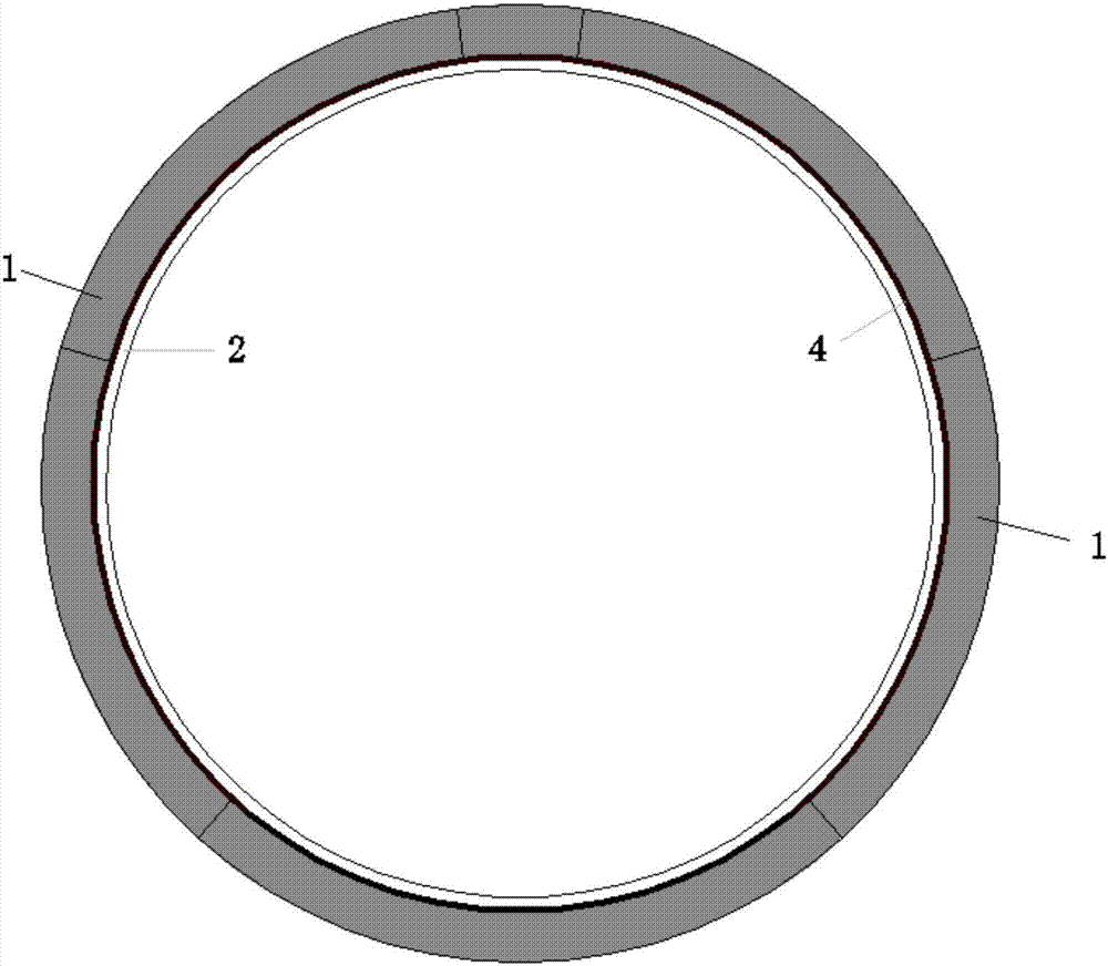 Reinforcement method of shield tunnel segment