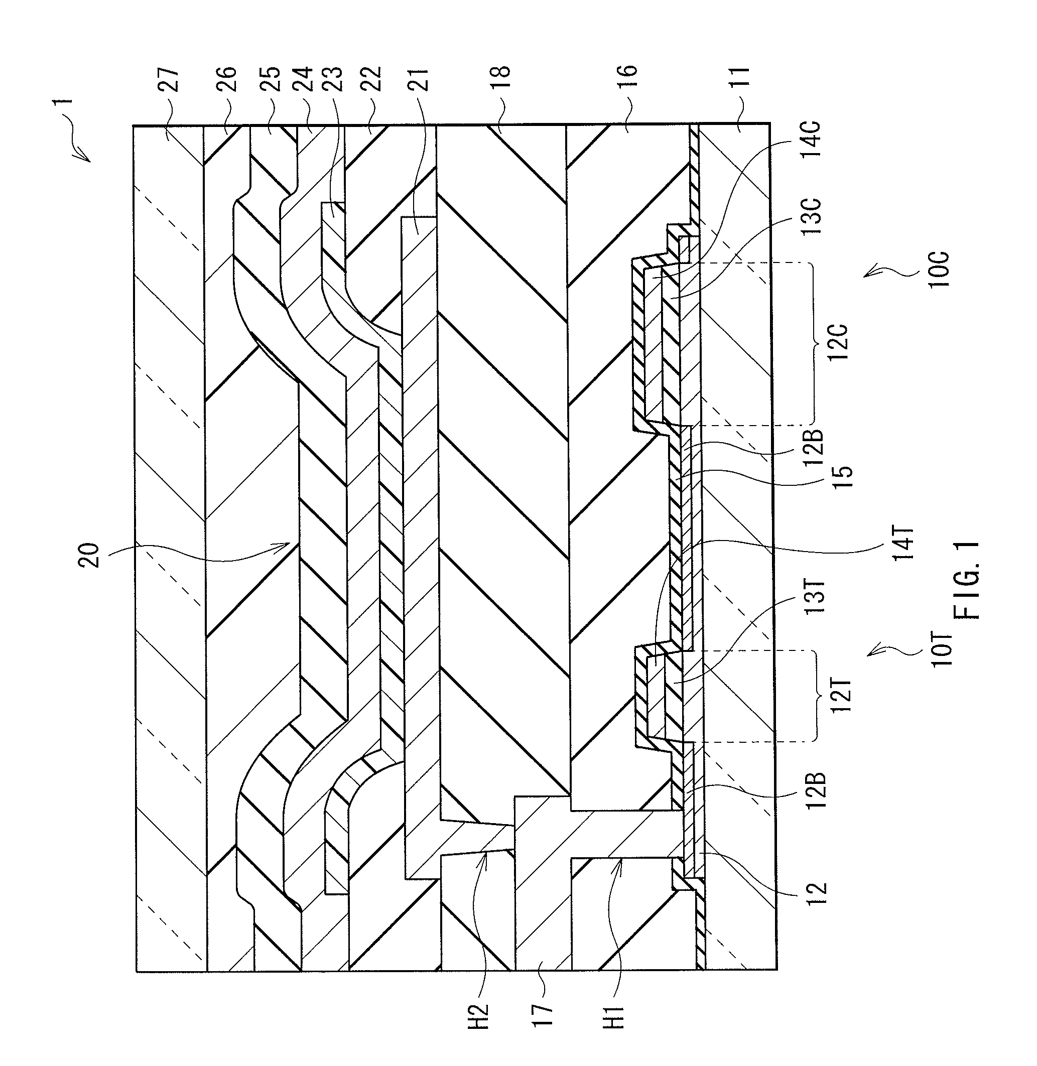Transistor, method of manufacturing the transistor, semiconductor unit, method of manufacturing the semiconductor unit, display, and electronic apparatus