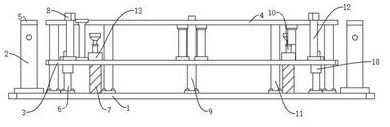 Automatic sand core taking and repairing mechanism