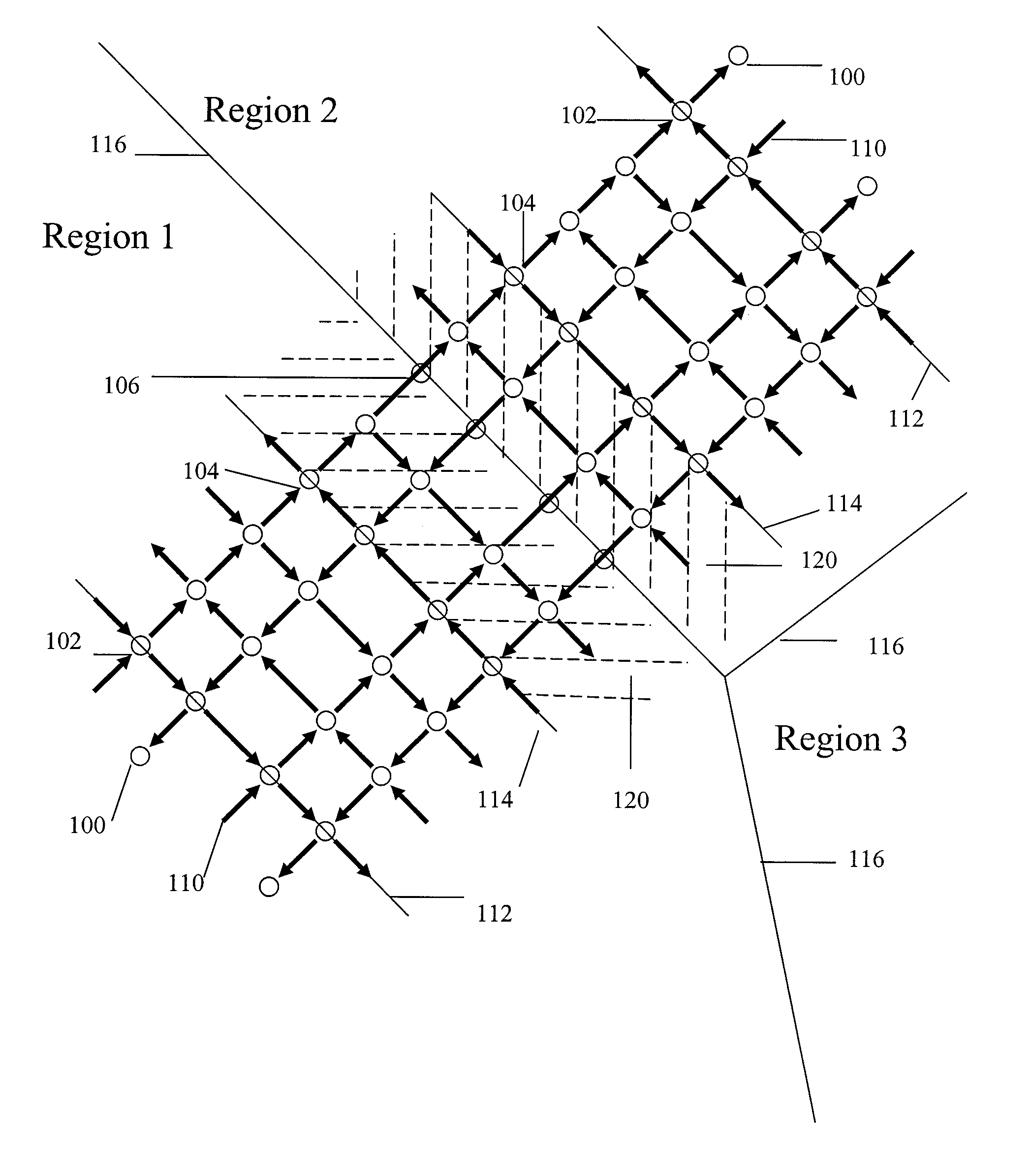 Method and system for partitioning a continental roadway network for an intelligent vehicle highway system