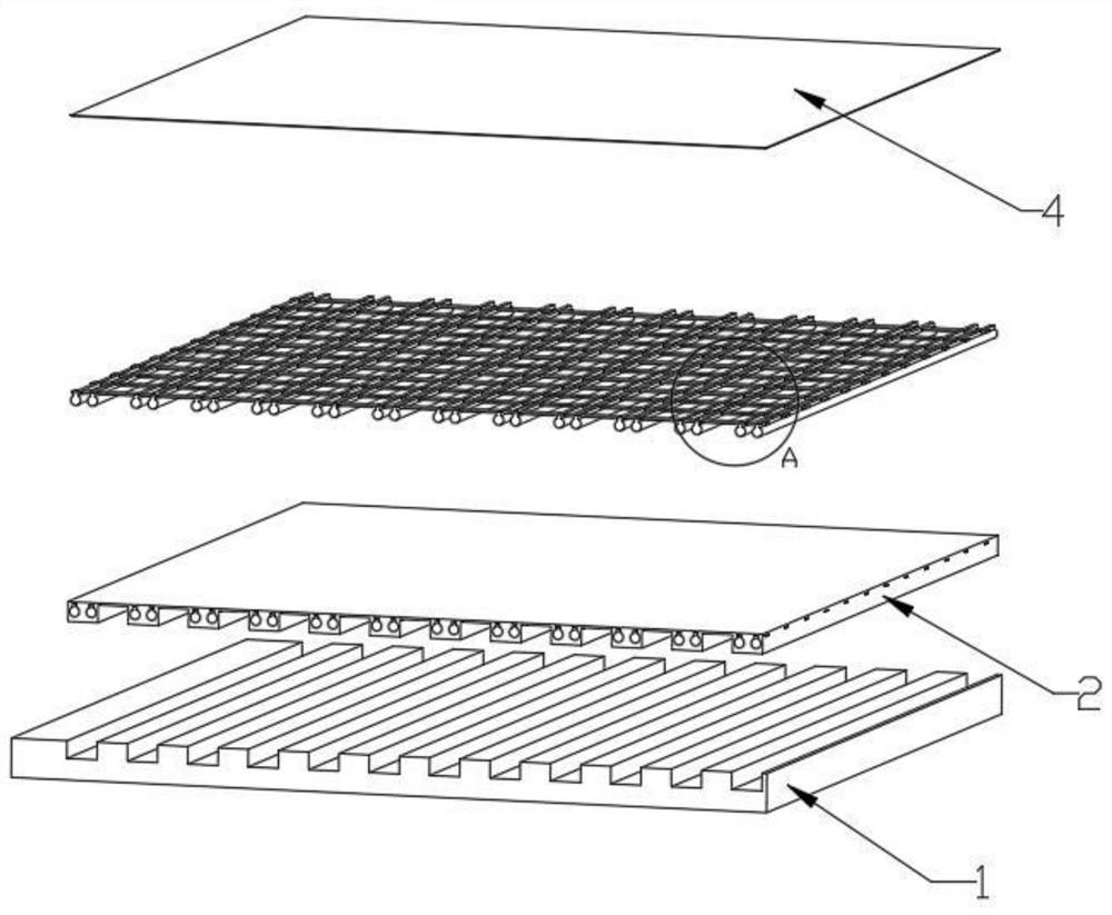 Graphene-like heat dissipation structure for heat dissipation of frequency conversion mainboard