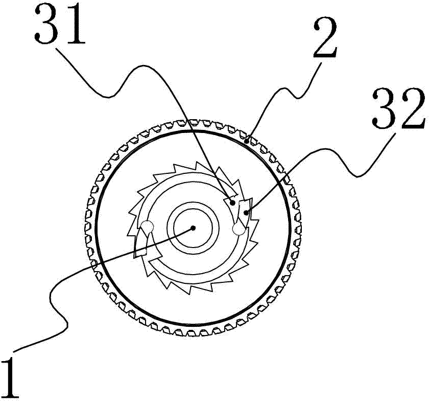 Unidirectional-drive power device of electric motorcycle