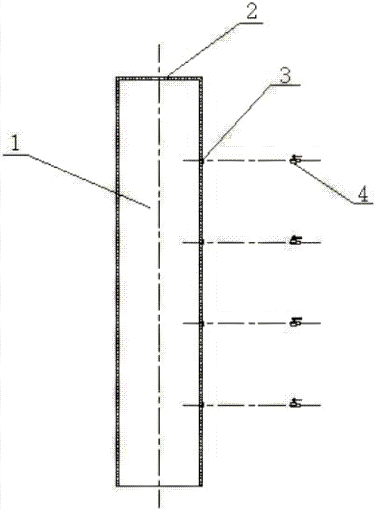 Experimental device for measuring in-situ layered element of soil and sediments