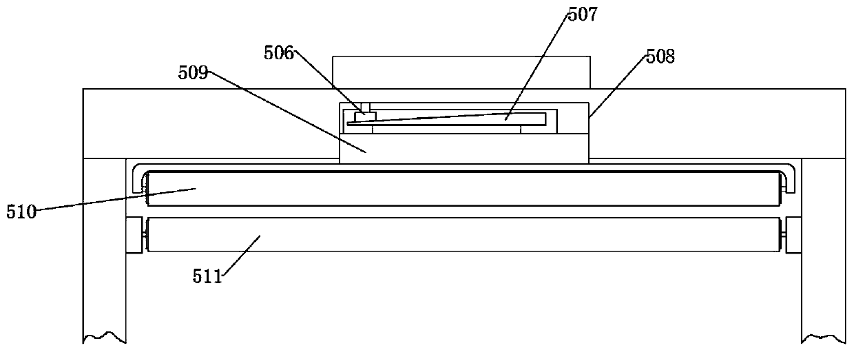 Automatic deviation rectifying and alarming device for automatic paper receiving machine